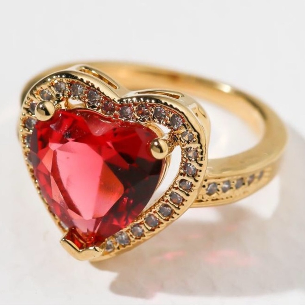 Vanessa Mooney Cherry Heart Ring